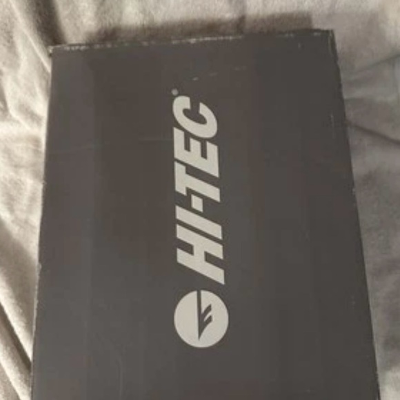 Hi-Tech Men's Natural Hiking Boots Gray Suede Mesh Shoes Mid Waterproof Size 8.5 - Picture 10 of 10